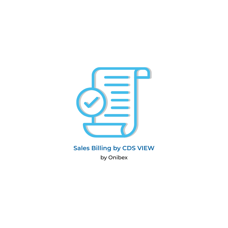 Sales Billing by CDS Views