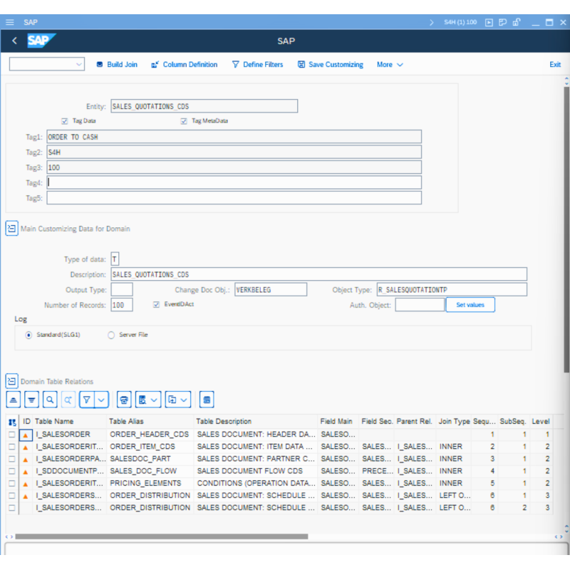 Sales Quotations by CDS View