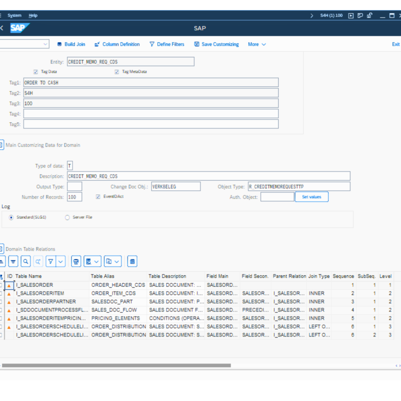 Credit Memo Request by CDS VIEWS