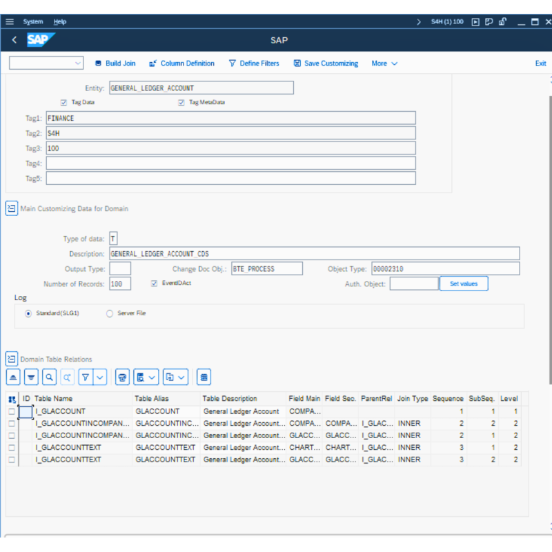 General Ledger Account by CDS VIEWS
