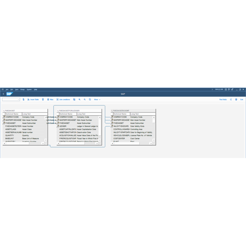 Fixed Asset by CDS VIEWS
