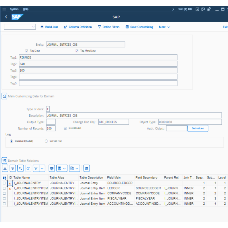 Journal Entries by CDS VIEWS
