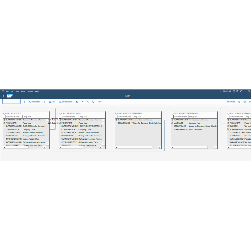 Supplier Invoice by CDS VIEWS