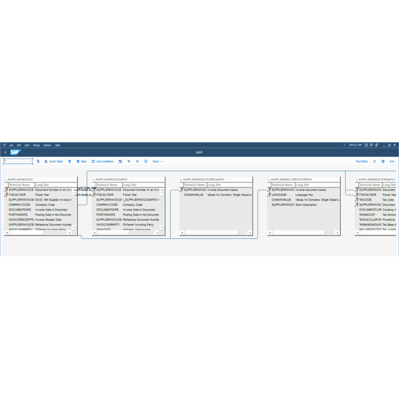 Supplier Invoice by CDS VIEWS