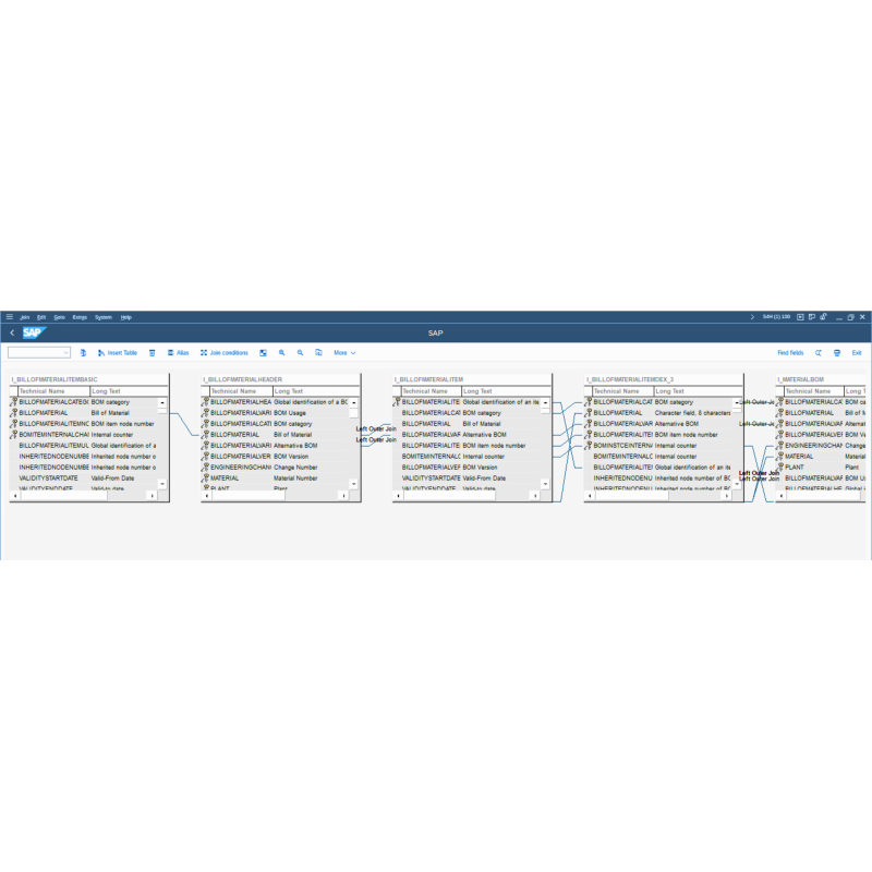 Bill of Material by CDS VIEWS