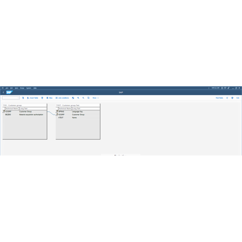 Customer Group Description by Tables