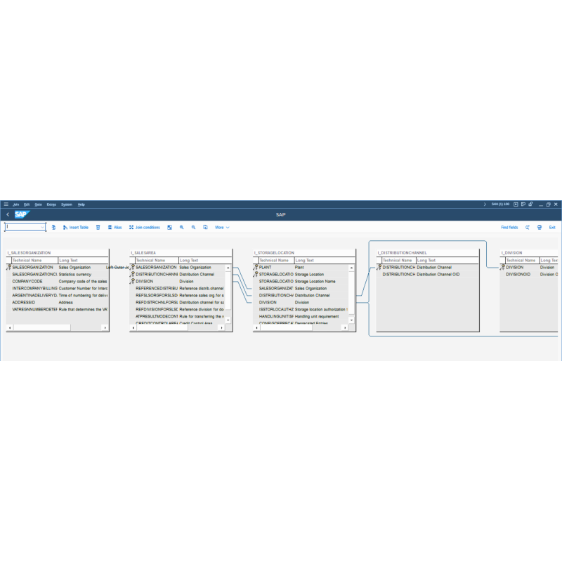 Sales Organization by CDS VIEWS