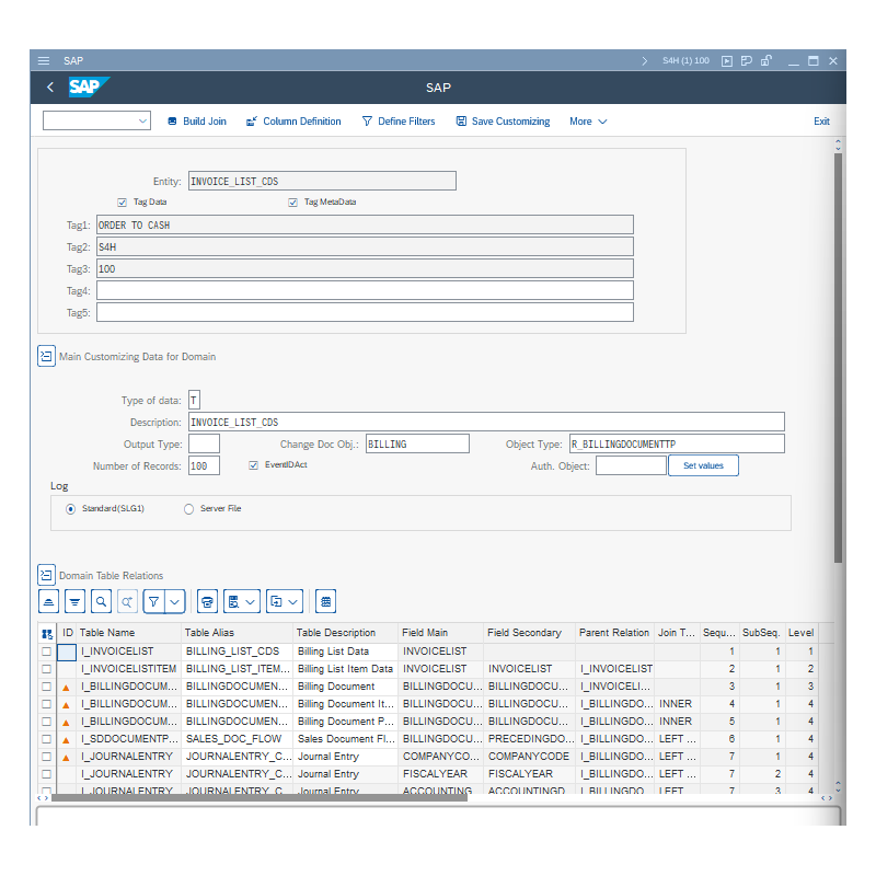 Invoice List​ by CDS VIEWS