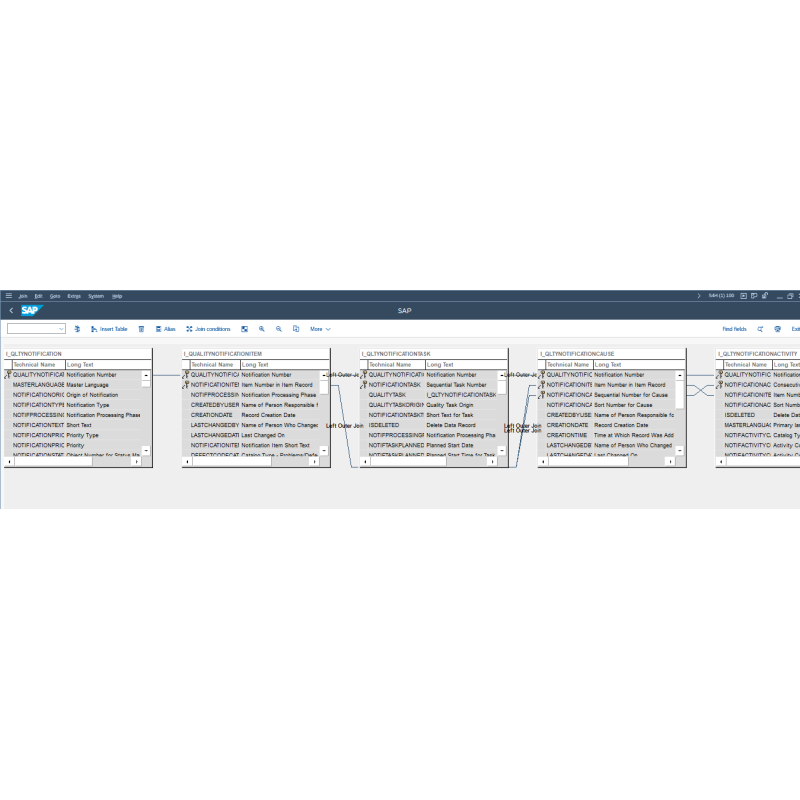Quality Notification by CDS VIEWS