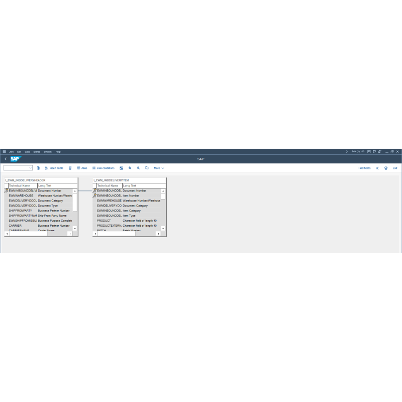 EWM Delivery Inbound by CDS VIEWS