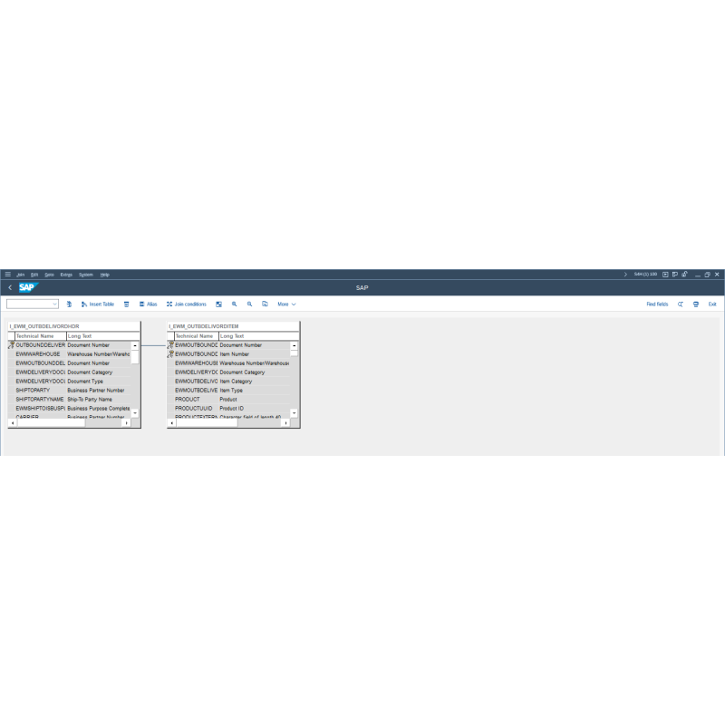 EWM Delivery Outbound by CDS VIEWS