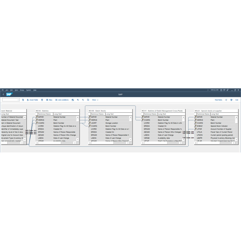 Inventory Movement Batch by Tables